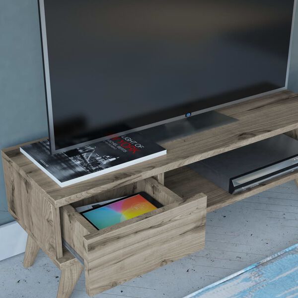 Homemania TV Stand Maya 90x30x33 cm Walnut