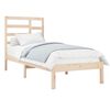 vidaXL Bed Frame without Mattress Solid Wood 100x200 cm