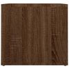 vidaXL Bedside Table Brown Oak 41x40x36 cm Engineered Wood