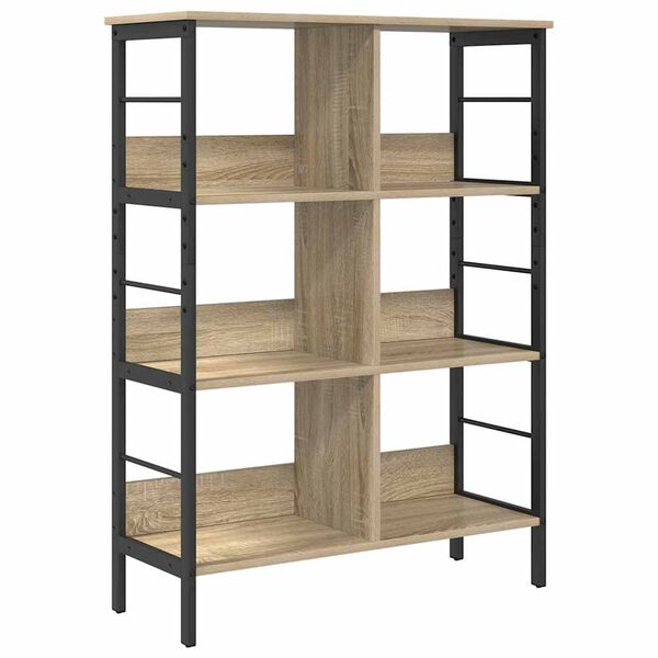 vidaXL Bookshelf Sonoma Oak 82 x 32 x 112 cm Engineered Wood