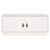 vidaXL Coffee Table White 80x50x35 cm Solid Wood Pine