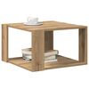 vidaXL Coffee Table Artisan Oak 51.5 x 51.5 x 30 cm Engineered Wood