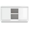 vidaXL Sideboard High Gloss White 102x35x60 cm Engineered Wood