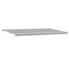 vidaXL Retractable Awning Light Grey 600 x 300 cm Polyester and Metal