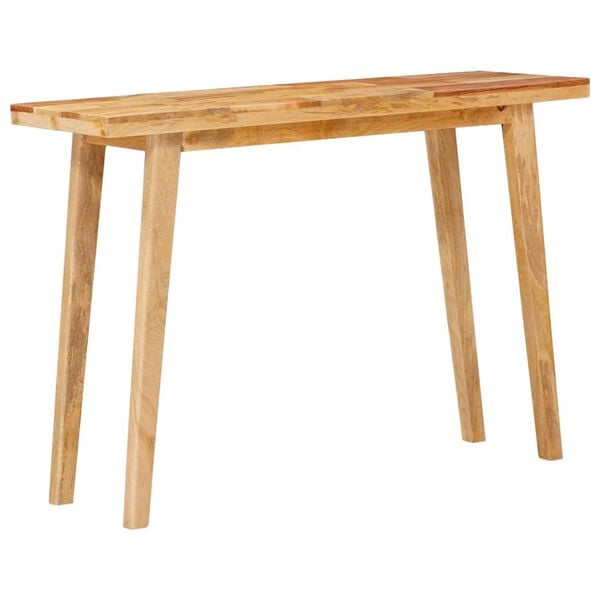 vidaXL Dinning Table Natural 100 x 35 x 75 cm Solid Mango Wood