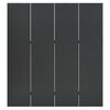 vidaXL 4-Panel Room Divider Anthracite 160x180 cm Steel
