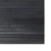 vidaXL Rug Rectangular Grey 100x500 cm Bamboo