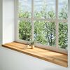 vidaXL Window Sills 2 pcs Light Brown 160x40x2 cm Solid Wood Oak