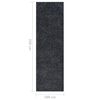vidaXL Runner Rug BCF Anthracite 100x350 cm