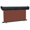 vidaXL Balcony Side Awning 145x250 cm Brown
