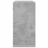 vidaXL Wall Cube Shelves 4 pcs Concrete Grey 30x15x30 cm