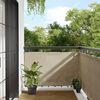 vidaXL Balcony Screen Beige 90x1000 cm 100% Polyester Oxford