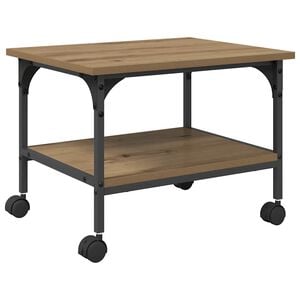 vidaXL Printer Stand Artisan Oak 50 x 40 x 38 cm Engineered Wood