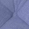 vidaXL Seat Cushions 4 pcs Jeans Blue 40 x 40 x 12 cm Fabric