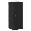 vidaXL Wall Mounted Cabinet Black Oak 34.5 x 34 x 90 cm
