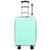 vidaXL Suitcase Folding Mint green 50 x 30 x 76 cm ABS Plastic
