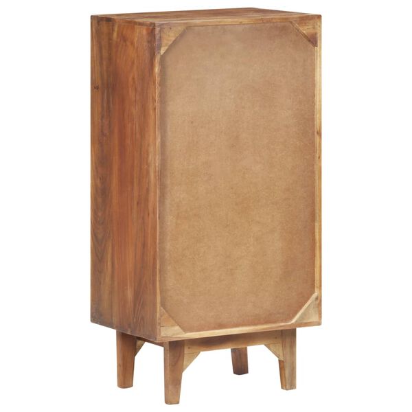 vidaXL Chest of Drawers 43.5x35x90 cm Solid Acacia Wood