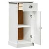 vidaXL Bathroom Cabinet VIGO White and Antique White 37.5 x 34 x 80 cm