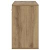 vidaXL Shoe Cabinet Artisan Oak 103 x 30 x 51 cm Engineered Wood