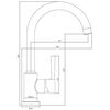 SCHÜTTE Sink Mixer CORNWALL Black