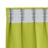 vidaXL Blackout Curtains with Rings 2 pcs Green 175 x 140 cm Polyester