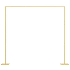 vidaXL Wedding Arch Gold 338 x 35 x 300 cm Steel