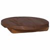 vidaXL Plant Stool 3 pcs Brown Mahogany Wood