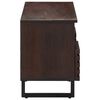 vidaXL TV Cabinet Brown 100x34x46 cm Solid Wood Mango