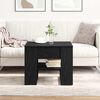 vidaXL Coffee Table Black Oak 55.5 x 55 x 45 cm Engineered Wood