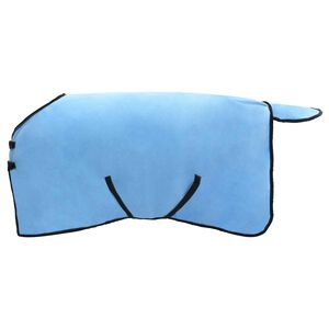 vidaXL Horse Blanket Full Aqua 75 cm Polyester Fleece