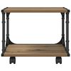 vidaXL Printer Stand Artisan Oak 41 x 28 x 33.5 cm Engineered Wood