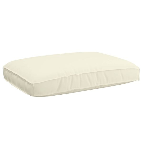 vidaXL Cushion Cream 120 x 80 x 12 cm Oxford Fabric