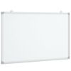 vidaXL Magnetic Whiteboard 80x50x1.7 cm Aluminium