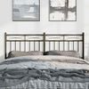 vidaXL Metal Replace Headboard Black 150 cm