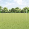 vidaXL Fence with Post Silver 1.2 x 25 m Steel