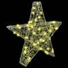 vidaXL 3D Star with 50 LEDs Warm white 55 x 53.5 x 10 cm Acrylic