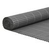 vidaXL Garden Fence Double-Sided Grey 1.8x3 m PVC