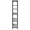 vidaXL Bookshelf Grey Sonoma 99x35.5x176 cm Engineered Wood and Steel