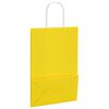 vidaXL Paper Bags 50 pcs with Handles Yellow 21x11x31 cm