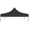 vidaXL Party Tent Roof 6x3 m Black 270 g/m&sup2;
