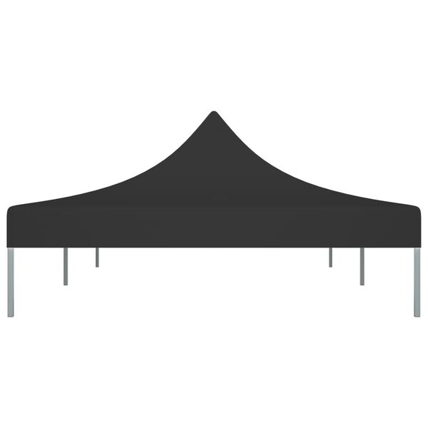 vidaXL Party Tent Roof 6x3 m Black 270 g/m&sup2;