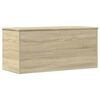 vidaXL Storage Box Sonoma Oak 100x42x46 cm Engineered Wood