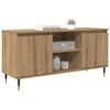 vidaXL TV Cabinet Artisan Oak 104 x 35 x 50 cm Engineered Wood