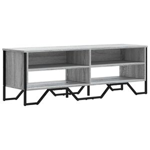 vidaXL TV Cabinet Grey Sonoma 122x34x41 cm Engineered Wood