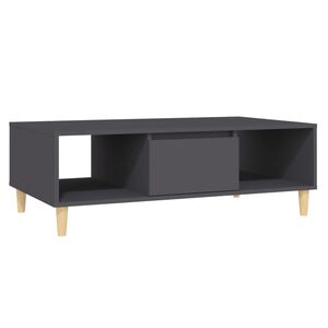 vidaXL Coffee Table Grey 103.5x60x35 cm Engineered Wood