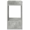 vidaXL End Table Concrete Grey 30 x 30 x 56 cm Engineered Wood