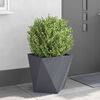 vidaXL Planter 2 pcs Anthracite 50 x 50 x 50 cm Steel