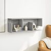 vidaXL Wall Cabinet 80x20x30 cm Grey Sonoma Engineered Wood