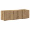 vidaXL 7 Piece TV Cabinet Set Wall-mounted Artisan Oak Engineered Wood