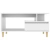 vidaXL Coffee Table White 90x49x45 cm Engineered Wood